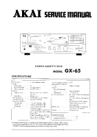 Akai GX-65-Service-Manual
